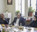 دیدار معاون اداری و مالی با مسئولین بیمه ی دانا