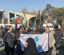 حضور همکاران دانشگاه هنر ایران در راهپیمایی 22 دی ماه