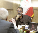 علی اللهیار ترکمن معاون هزینه ای امور آموزش عالی سازمان برنامه و بودجه میهمان مسئولین دانشگاه هنر ایران بود