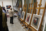 گزارش تصویری از ژوژمان دانشجویان رشته نقاشی