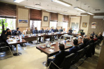 شورای دانشگاه با حضور  دکتر عباسی معاون جدید اداری و مالی تشکیل جلسه داد