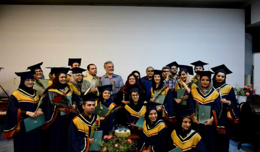 جشن فارغ التحصیلی دانشجویان گروه انیمیشن برگزار شد