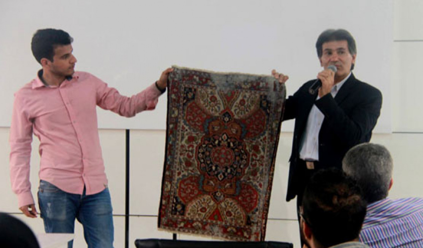 مشارکت گروه فرش دانشکده هنرهای کاربردی در نمایشگاه بین المللی فرش تهران (شهریور ۹۵)