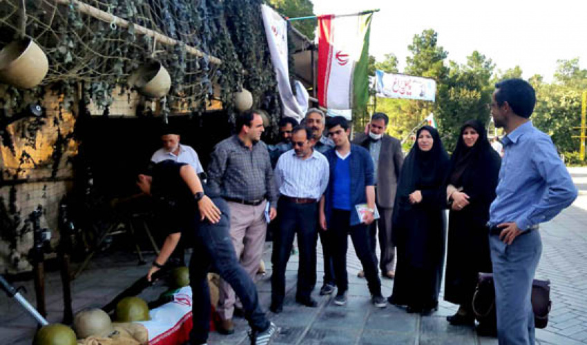 گرامیداشت هفته دفاع مقدس در دانشگاه هنر