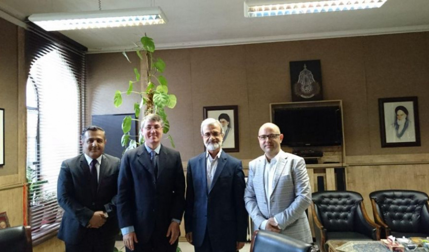 نشست مشترک ریاست دانشگاه با وزیر مختار و مدیر انجمن فرهنگی اتریش