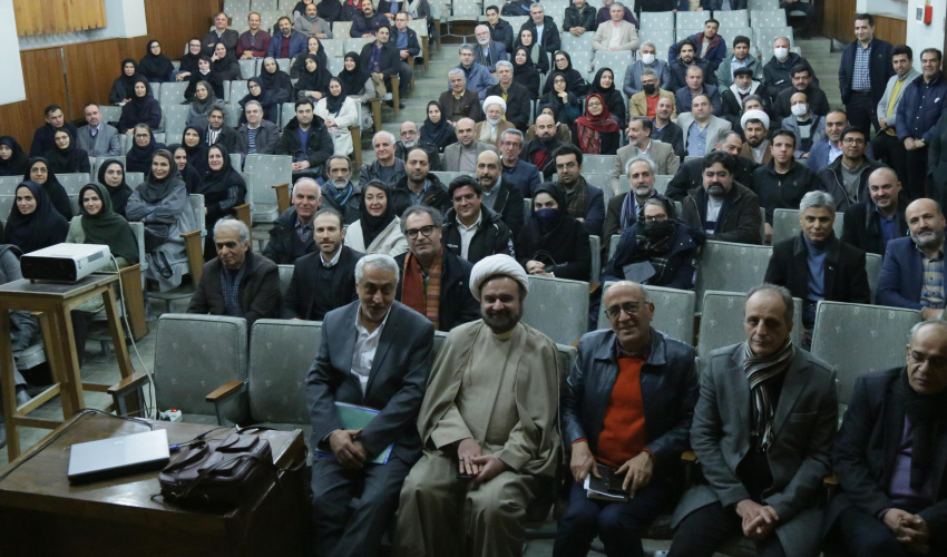 گزارش عملکرد دو ماهه ی ریاست دانشگاه و معاونین در دیدار با اعضای هیات علمی و کارکنان